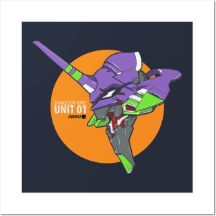 Evangelion Unit 01 Posters and Art